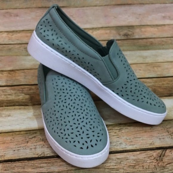 vionic perforated slip on sneaker